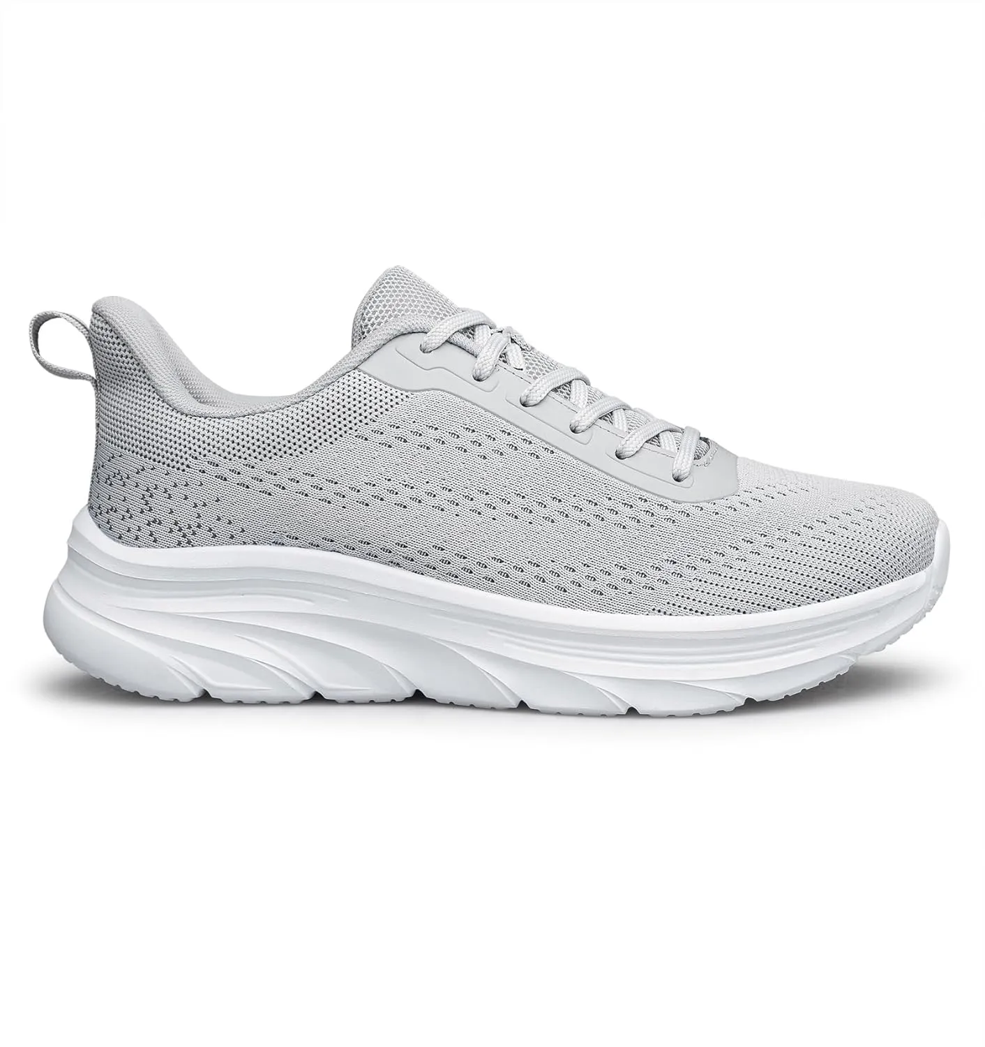 AFB Men's Walking Shoes Slip On Running Shoes Non Slip Lightweight Lace-Ups Mesh Gym Tennis Sneakers