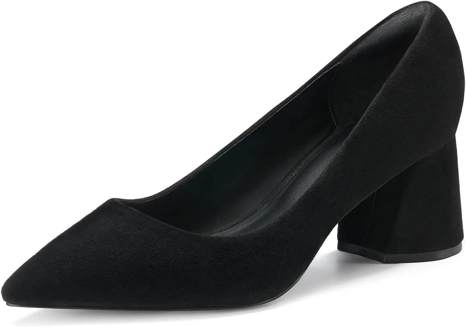 ALICEPUB Women's Closed Toe Heels Pumps Slingback Heels 2inch Chunky Block Heels Low Dress Shoes Comfortable Business Office Work Heels Wedding Shoes