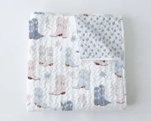 DAISY BOOTS TWIN BLANKET