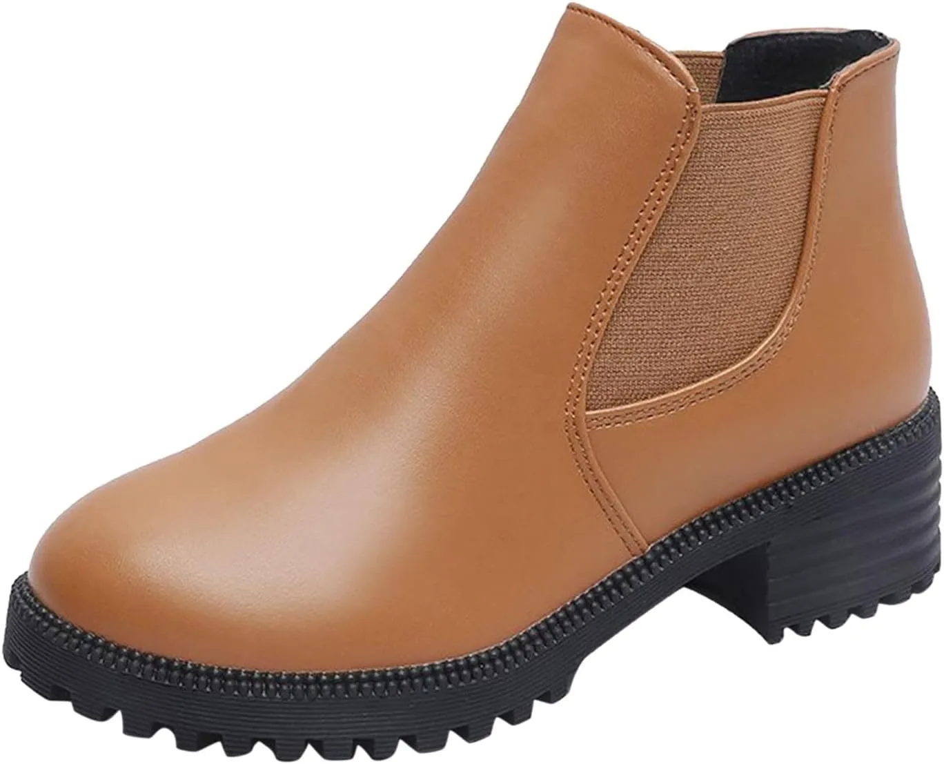 Fall Boots Women Ankle Womens Wide Booties Black Cowgirl Boots Round Toe Hiking Boot Laces Men Cozy Warm Lightweight Cut Out Chunky Stacked Heel Slip on