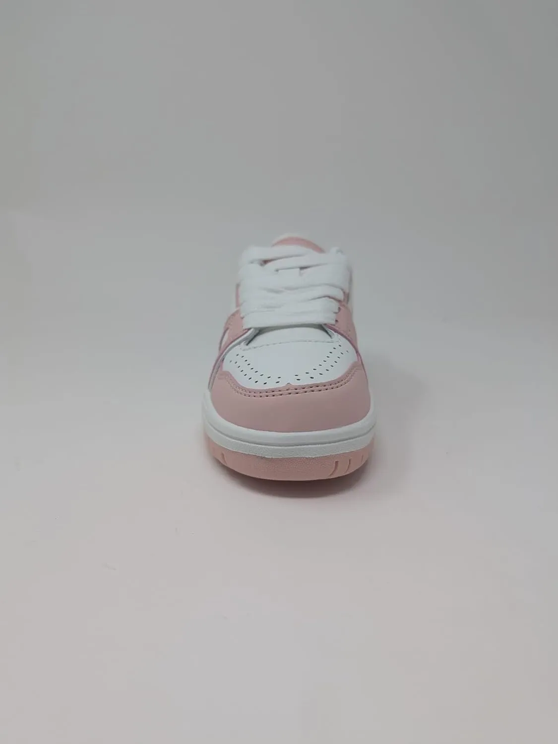 Forever Link Girl's Round Toe Cushioned Low Top Lace Up Sneaker Rich-35K