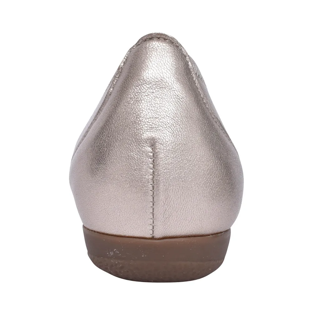 Gabor Gold Metallic Flats 64.163.62