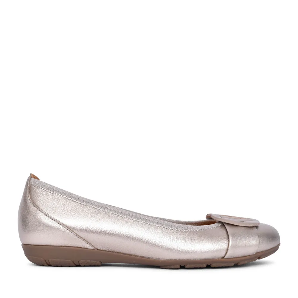 Gabor Gold Metallic Flats 64.163.62