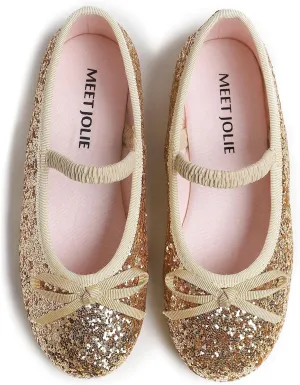 Girls Cute Dress Mary Jane Shoes Little Kids Casual Buckle Strap Flats