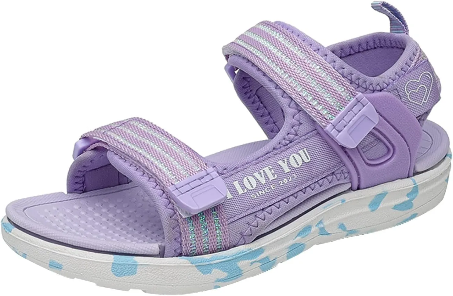 Girls Open Toe Sport Sandals for Hiking Walking 2025 Summer Trendy Outdoor Athletic Sneakers with Adjustable Straps