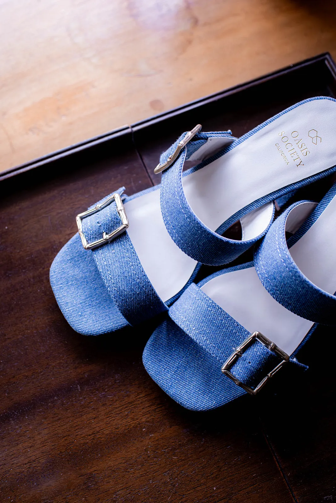 Havana Denim Heel
