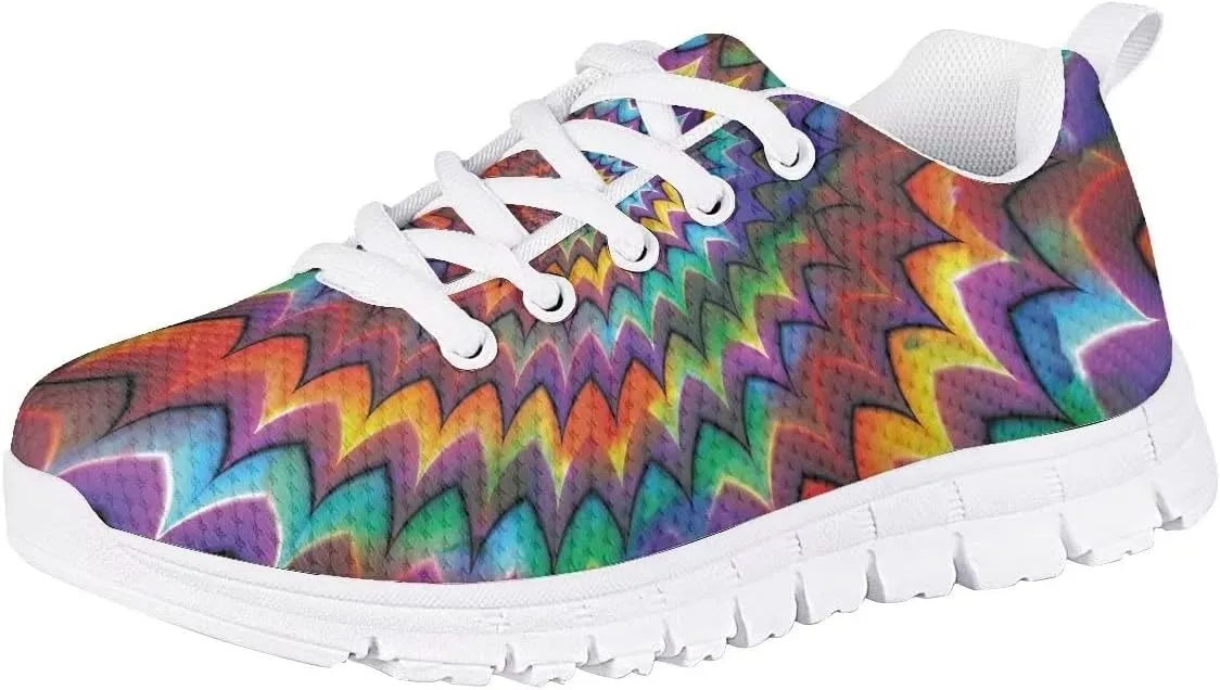 Hawapod Lace Up Sneakers for Girls Casual Fashion Cute Flat Girls' Running Shoes
