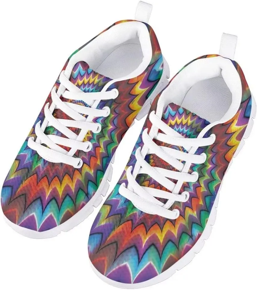 Hawapod Lace Up Sneakers for Girls Casual Fashion Cute Flat Girls' Running Shoes