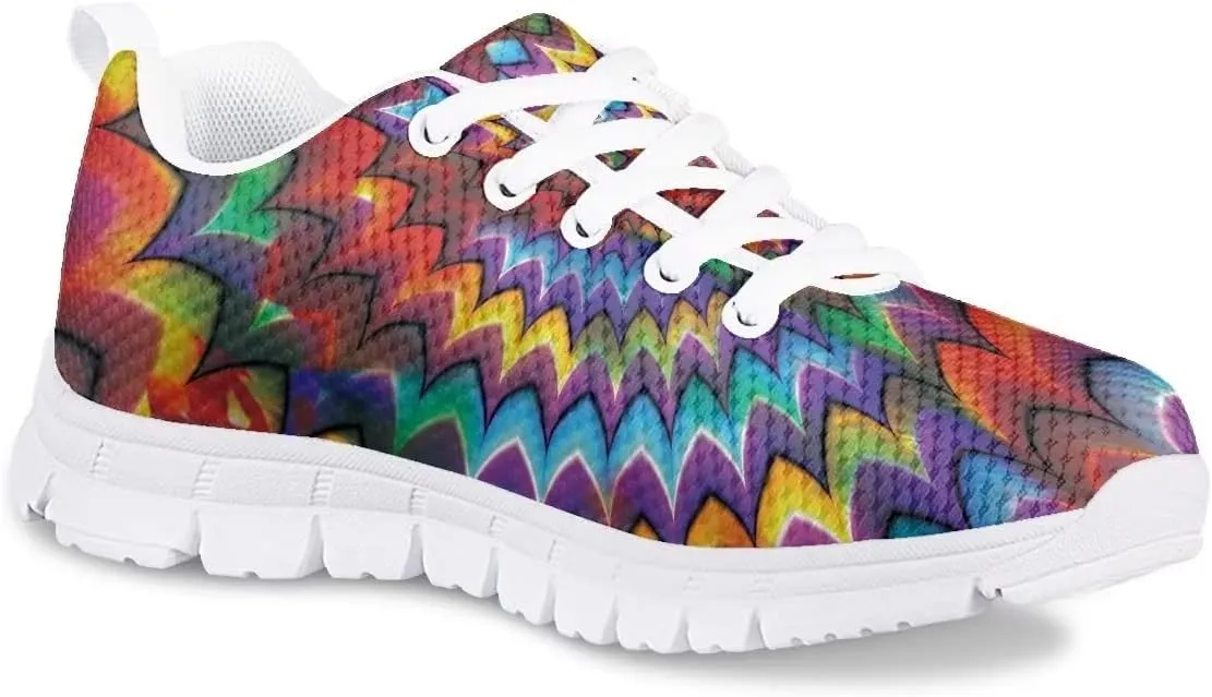 Hawapod Lace Up Sneakers for Girls Casual Fashion Cute Flat Girls' Running Shoes
