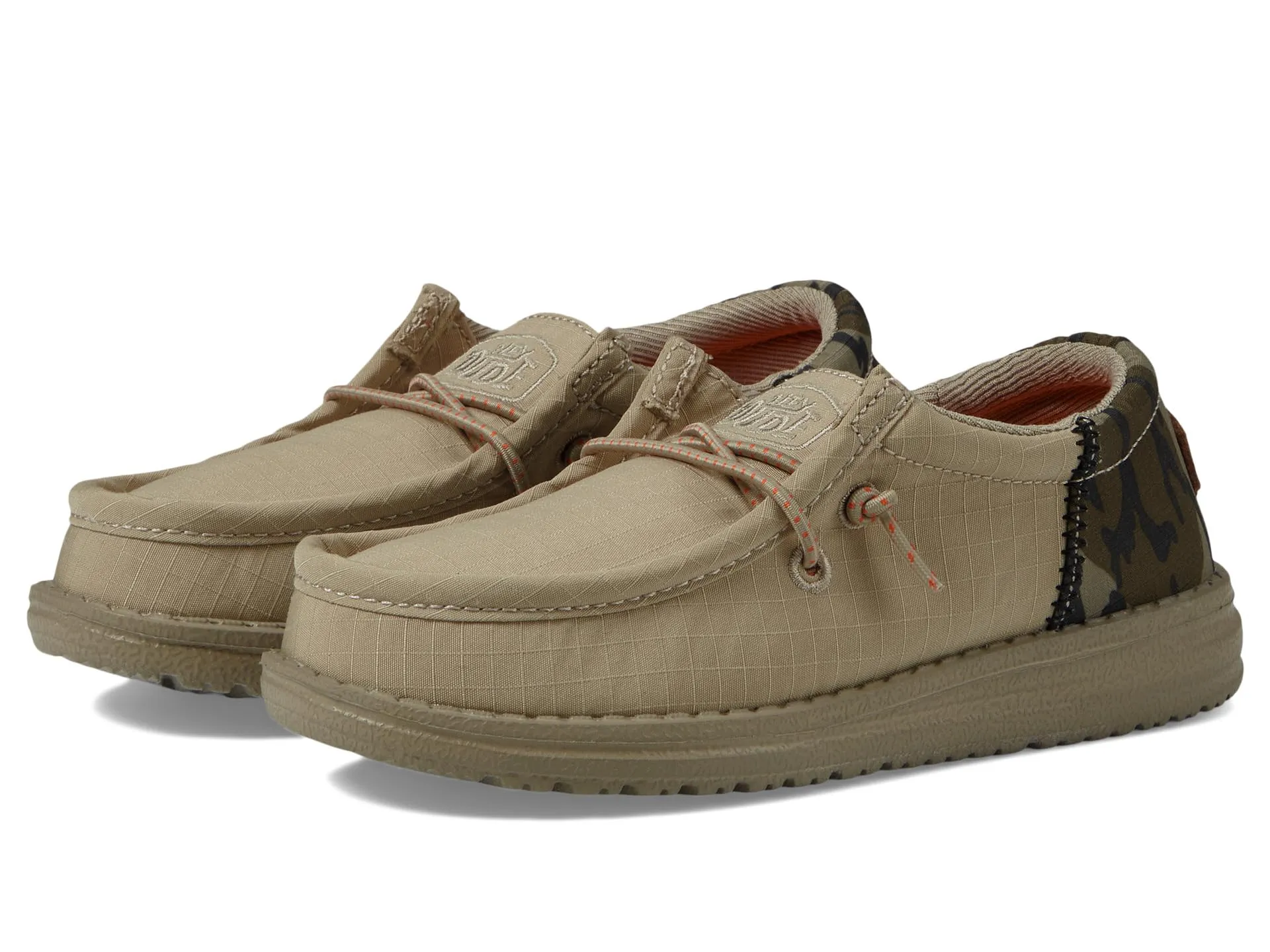 Hey Dude Wally Funk Mossy Oak Original Bottomland Loafers (Toddler), camouflage