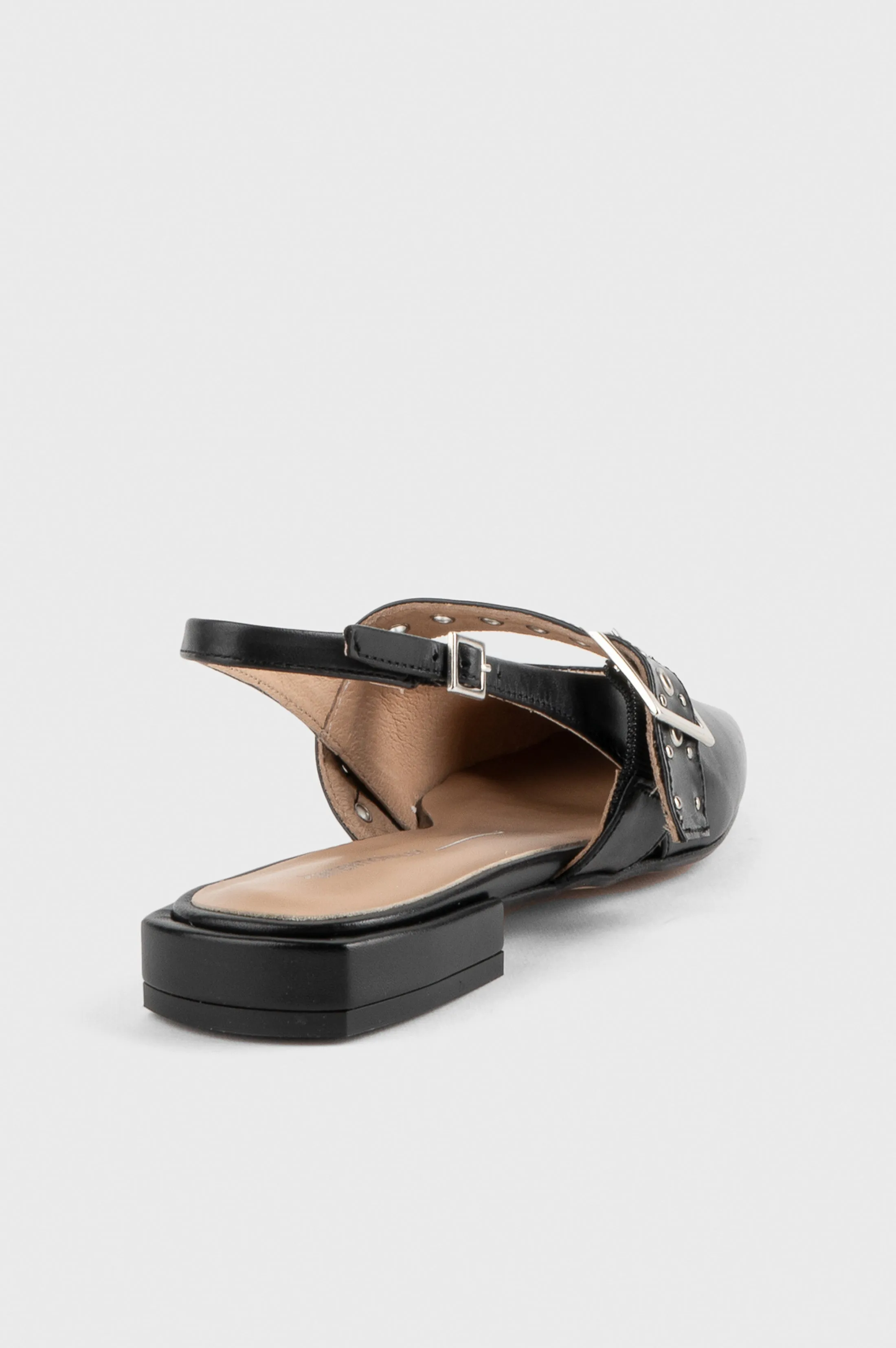 INTENTIONALLY BLANK PEARL BALLET FLAT - BLACK
