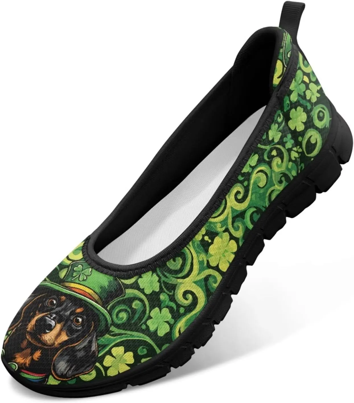 Jeiento Festival Shoes Women's Slip On Loafers Mesh Tennis Low Top Casual Walking Shoes Light Weight Gym Sport Sneakers