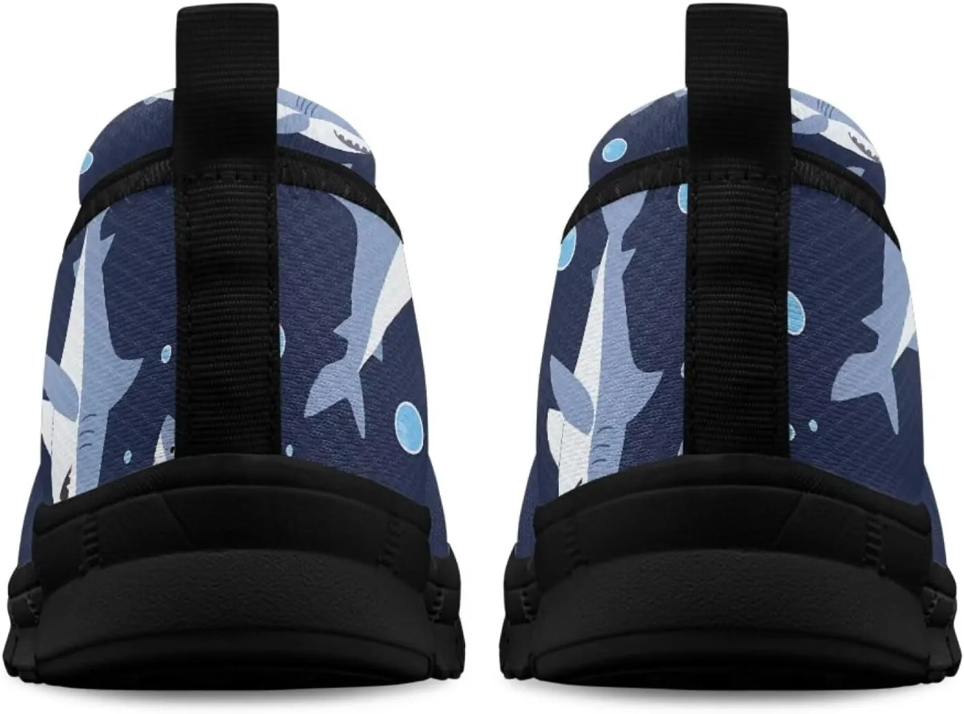 Jeiento Sea Turtle Pattern Women's Sneakers Mesh Breathable Lady Slip On Loafers Tennis Sneakers Casual Low Top Travel Shoes