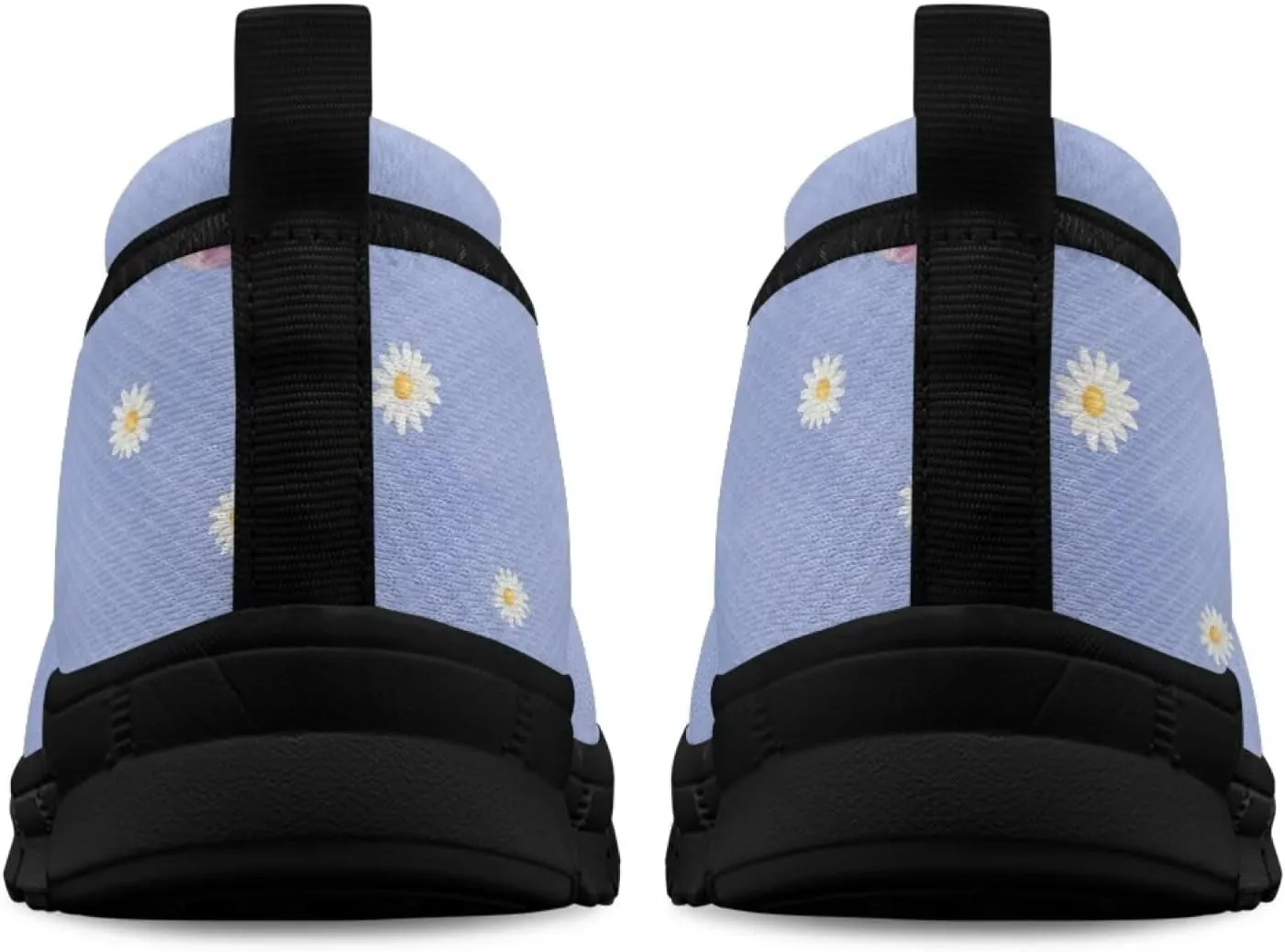 Jeiento Women's Loafers Slip On Flat Shoes Mesh Sneaker Holiday Footwear Nonslip Road Running Sneakers Casual Shoes