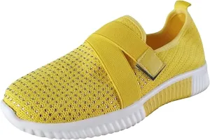 Ladmiple Walking Shoes Women Comfort Slip On Sneakers Arch Support Non Slip Casual Tennis Workout Gym Running Shoes