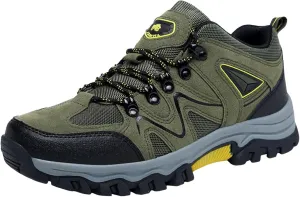 Men Sports Shoes Fashionable New Pattern Solid Color Thick Sole Outdoor Mountaineering Shoes Comfortable Flat Bottom Lace Up Shoes Men Sneaker