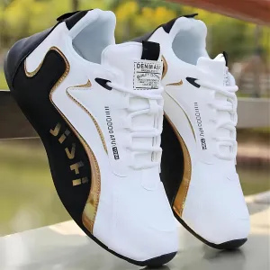 Mens Stylish Colour Block Sneakers Men's Sport Shoes - Lightweight, Comfortable & Non-Slip - Ventilated Sneakers for All-Day Outdoor