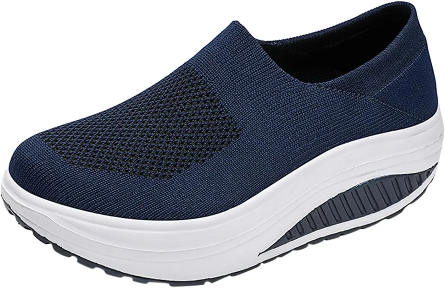 Orthopedic Sneakers for Women Slip On Walking Shoes with Arch Support Comfortable Casual Loafers Plantar Fasciitis Relief Foot Pain Diabetic Swollen Feet