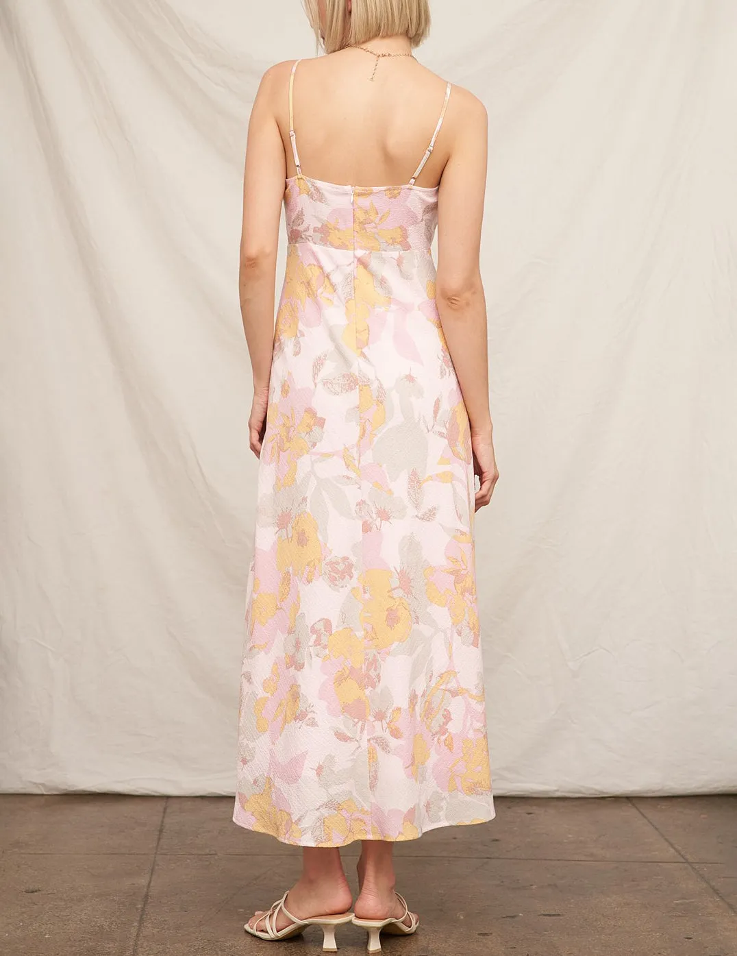 Palmer Pastel Floral Midi Dress