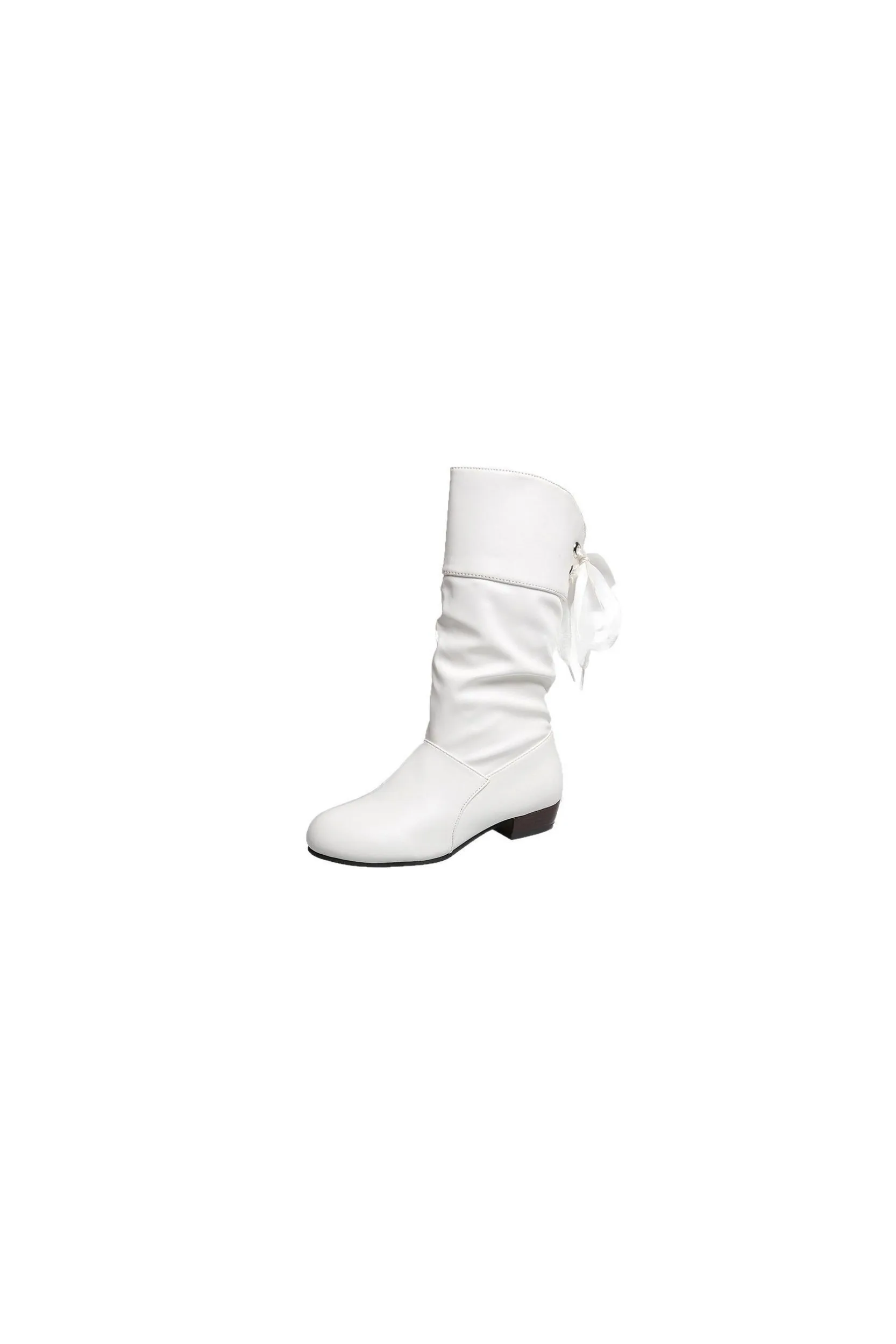 Point Toe Block Heels Boots