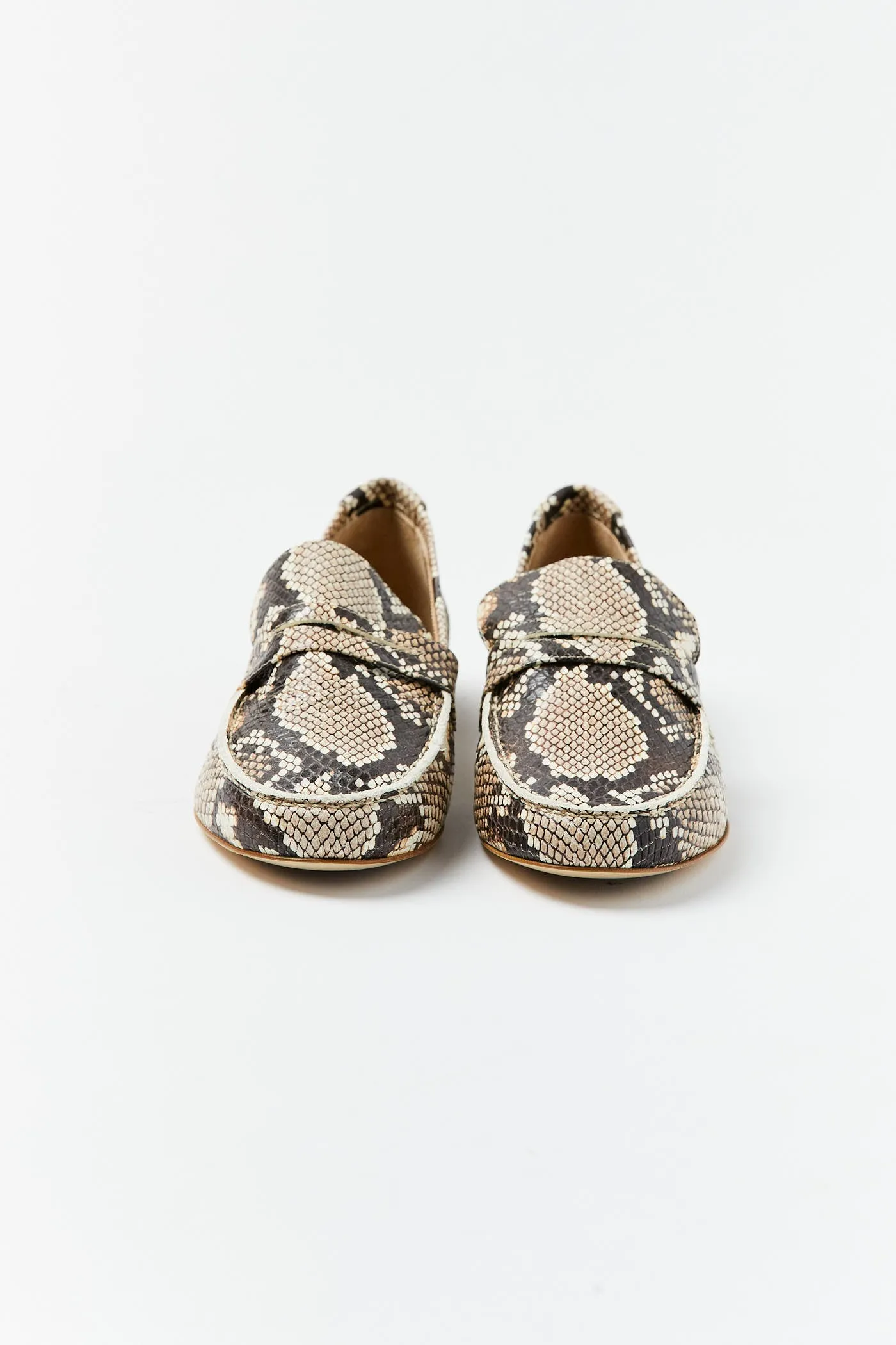 Python Embossed Penny Loafer