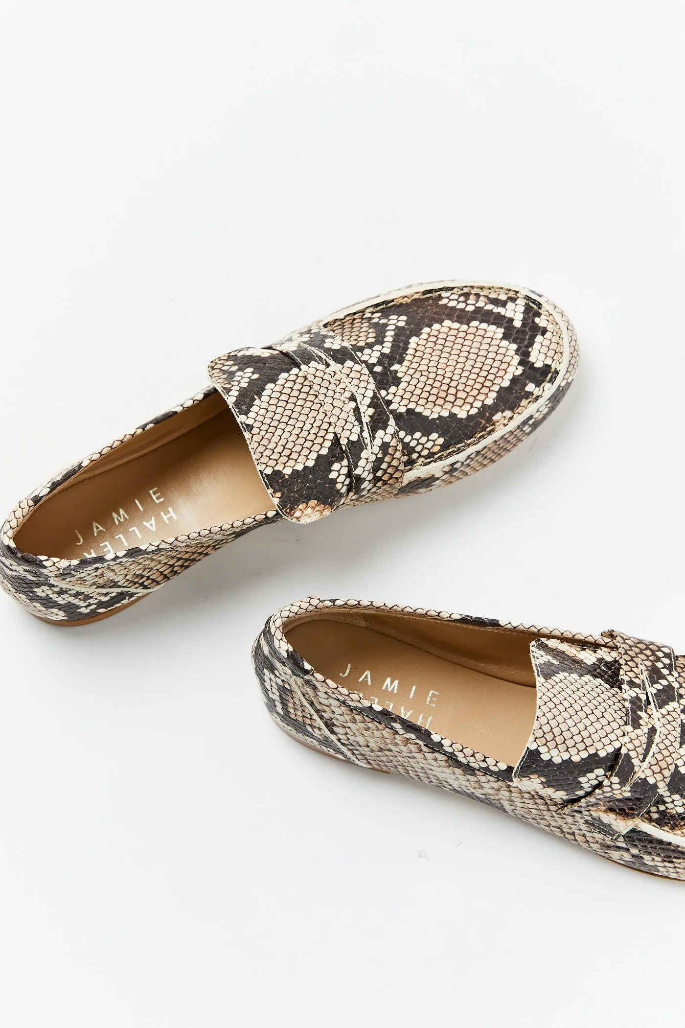 Python Embossed Penny Loafer