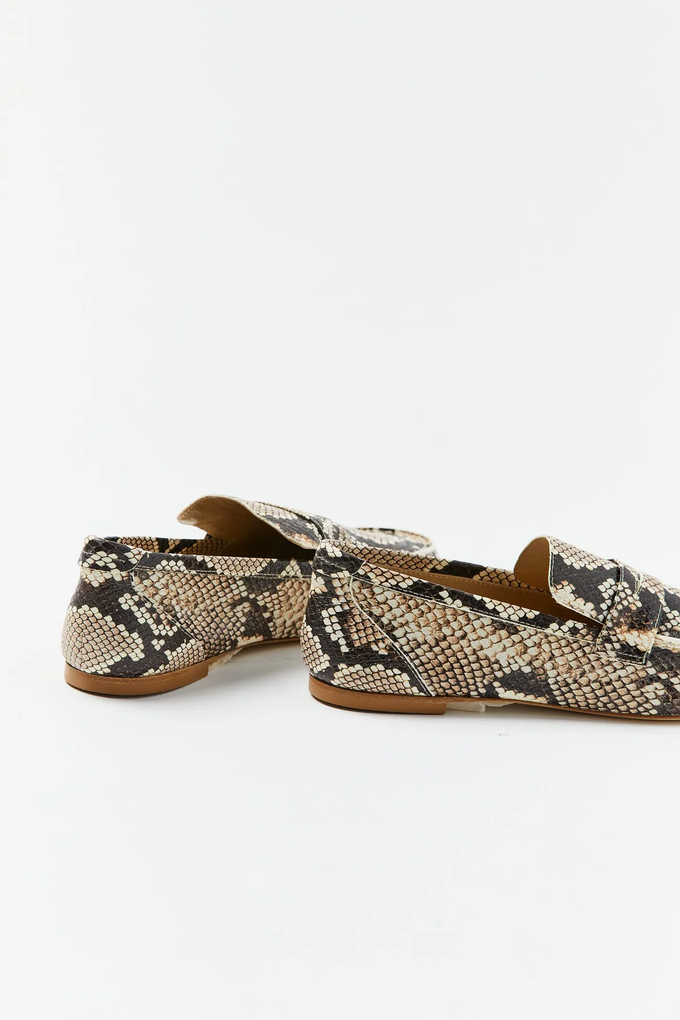 Python Embossed Penny Loafer