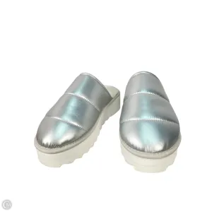 Shoes Heels Platform By Maeve In Silver, Size: 8