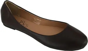 Shoes8teen Womens Ballerina Ballet Flats Shoes Leopard & Solids 14 Colors