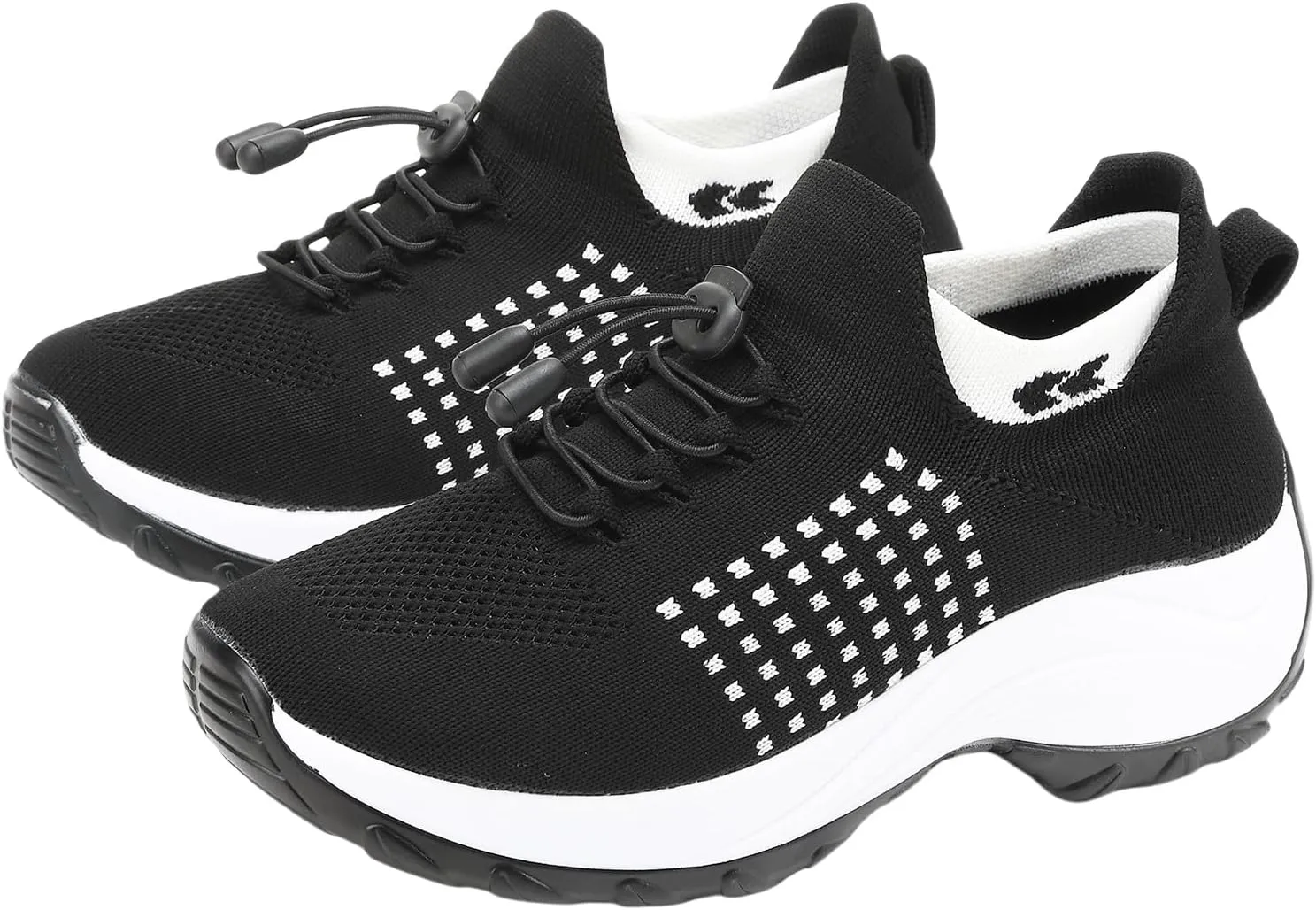Slip On Orthopedic Sneakers for Women Comfortable Casual Ladies Athletic Shoes Lightweight Wide Width Arch Support Non Slip Shoes Breathable Mesh Woven Low Top Walking Shoe
