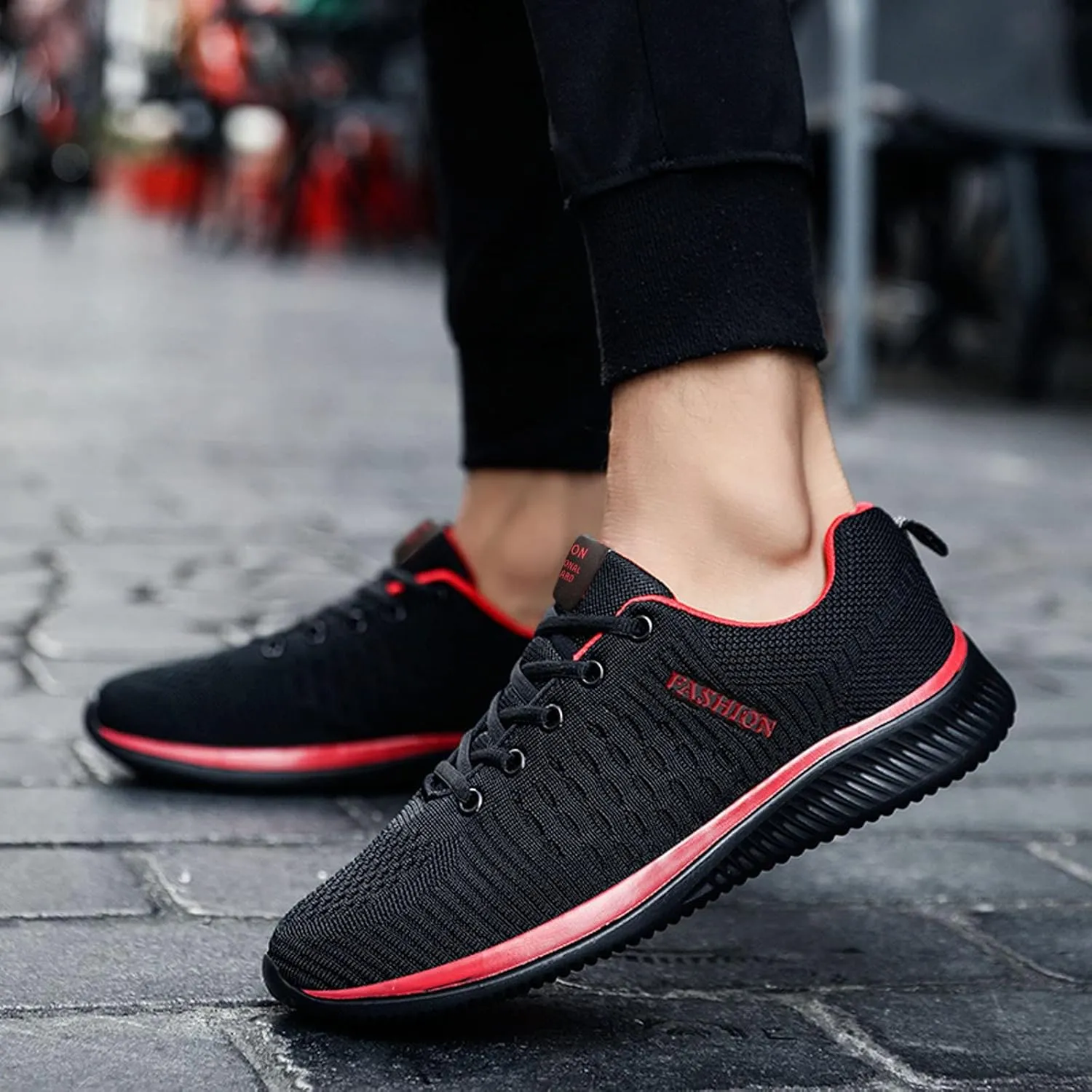 Sneakers for Women Running Shoes Fashion Walking Lace Up Tennis Shoes Men Sport Men's Shoes Casual Chunky Sneakers Black Tennis Shoe Trainers Shoe