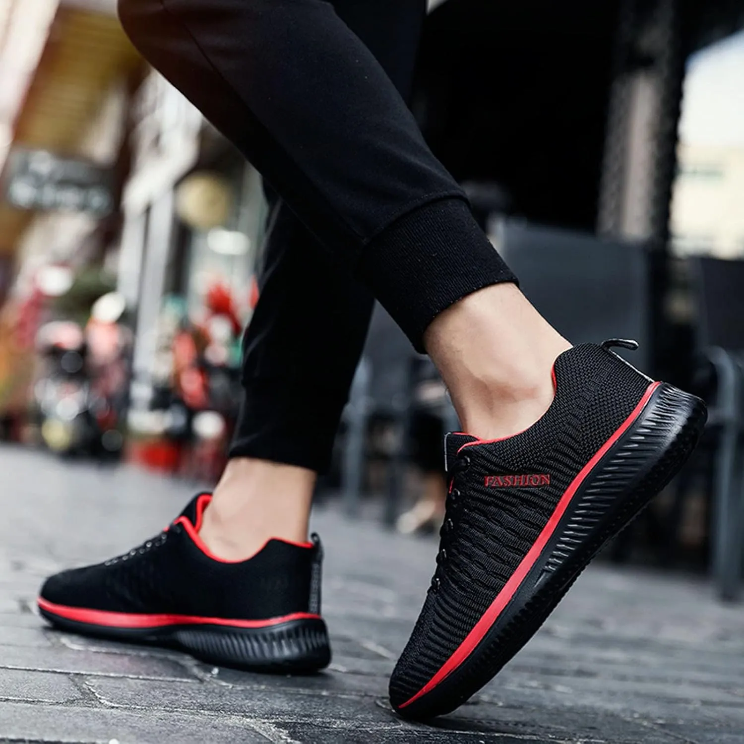 Sneakers for Women Running Shoes Fashion Walking Lace Up Tennis Shoes Men Sport Men's Shoes Casual Chunky Sneakers Black Tennis Shoe Trainers Shoe