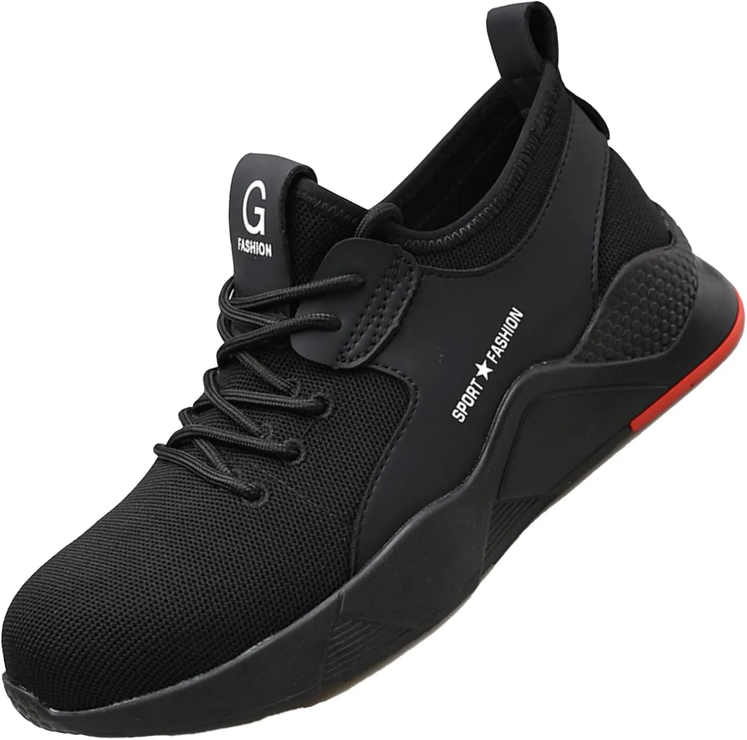 Steel Toe Shoes for Men Work Shoes Slip Resistant Composite Toe Shoes Safety Footwear for Women Breathable Fashionable