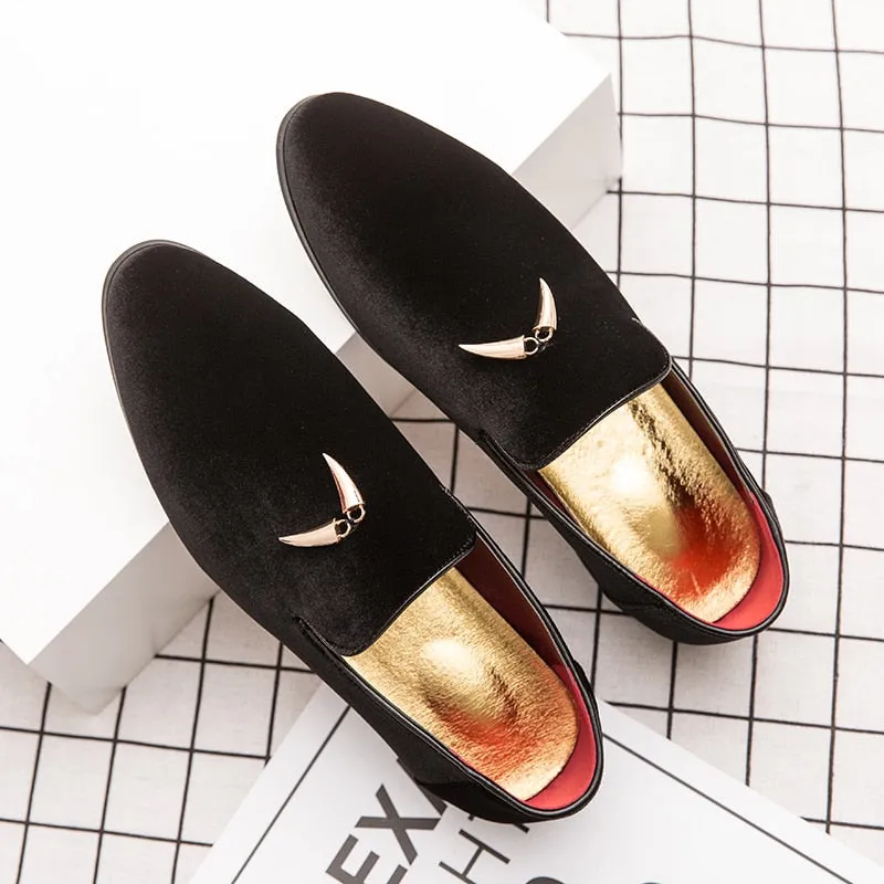 The Horn - Velvet Loafers  | CATICA Couture