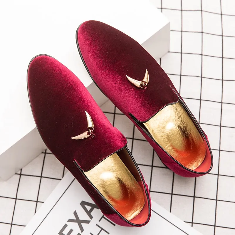 The Horn - Velvet Loafers  | CATICA Couture