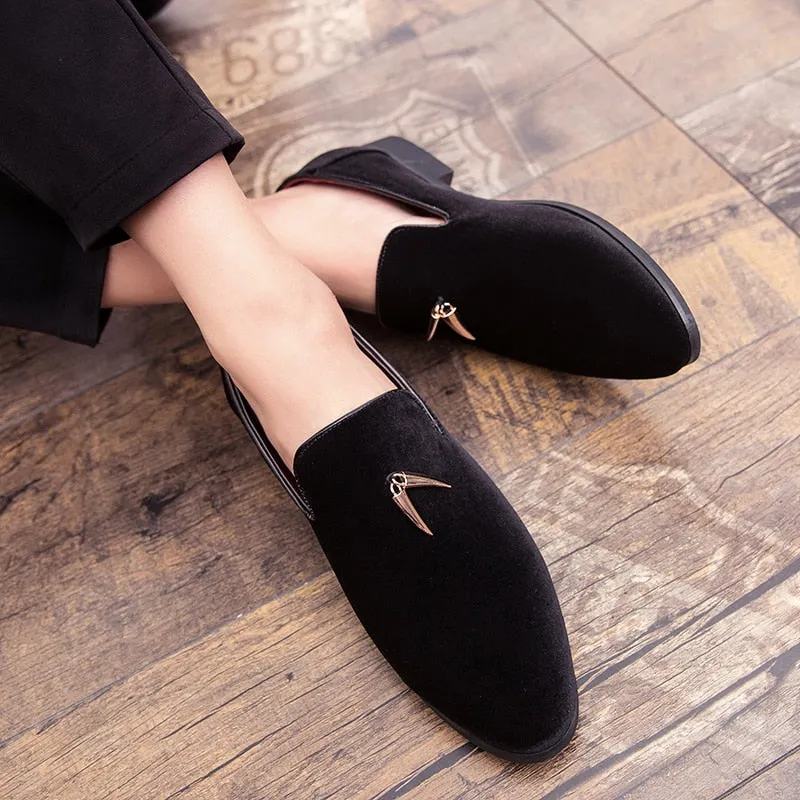 The Horn - Velvet Loafers  | CATICA Couture