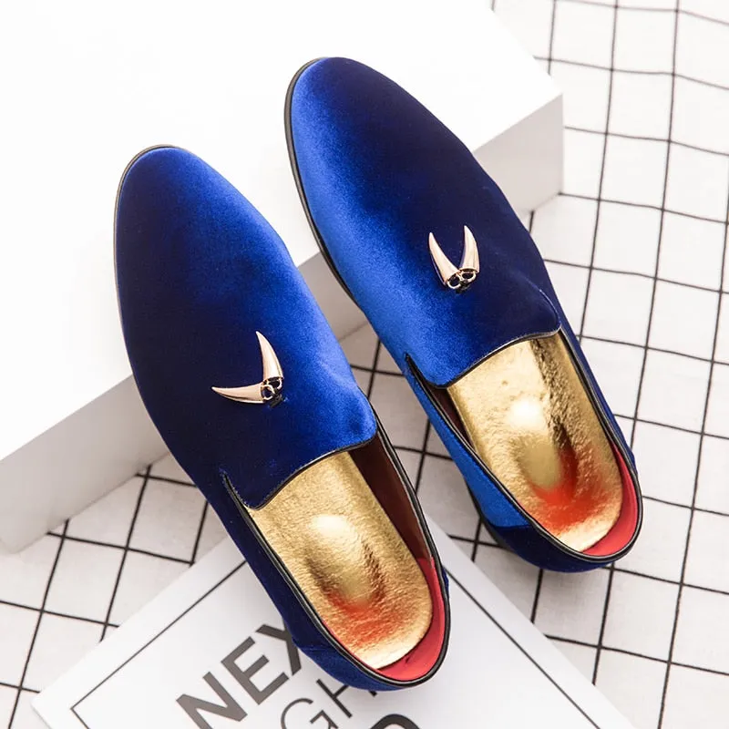 The Horn - Velvet Loafers  | CATICA Couture