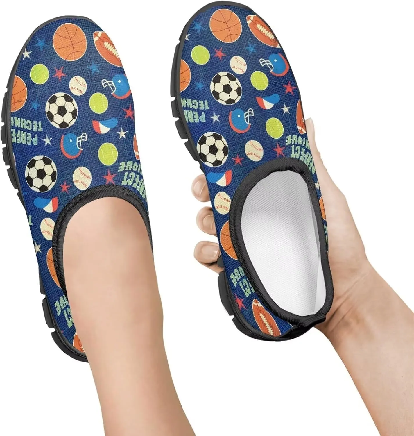 TODIYADDU Kids Running Shoes Slip On Tennis Shoes Boys Girls Lightweight Mesh Trendy Sports Sneakers