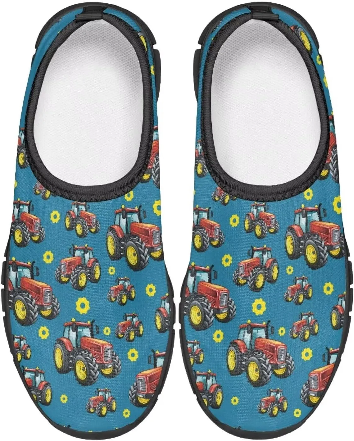 TODIYADDU Kids Running Shoes Slip On Tennis Shoes Boys Girls Lightweight Mesh Trendy Sports Sneakers