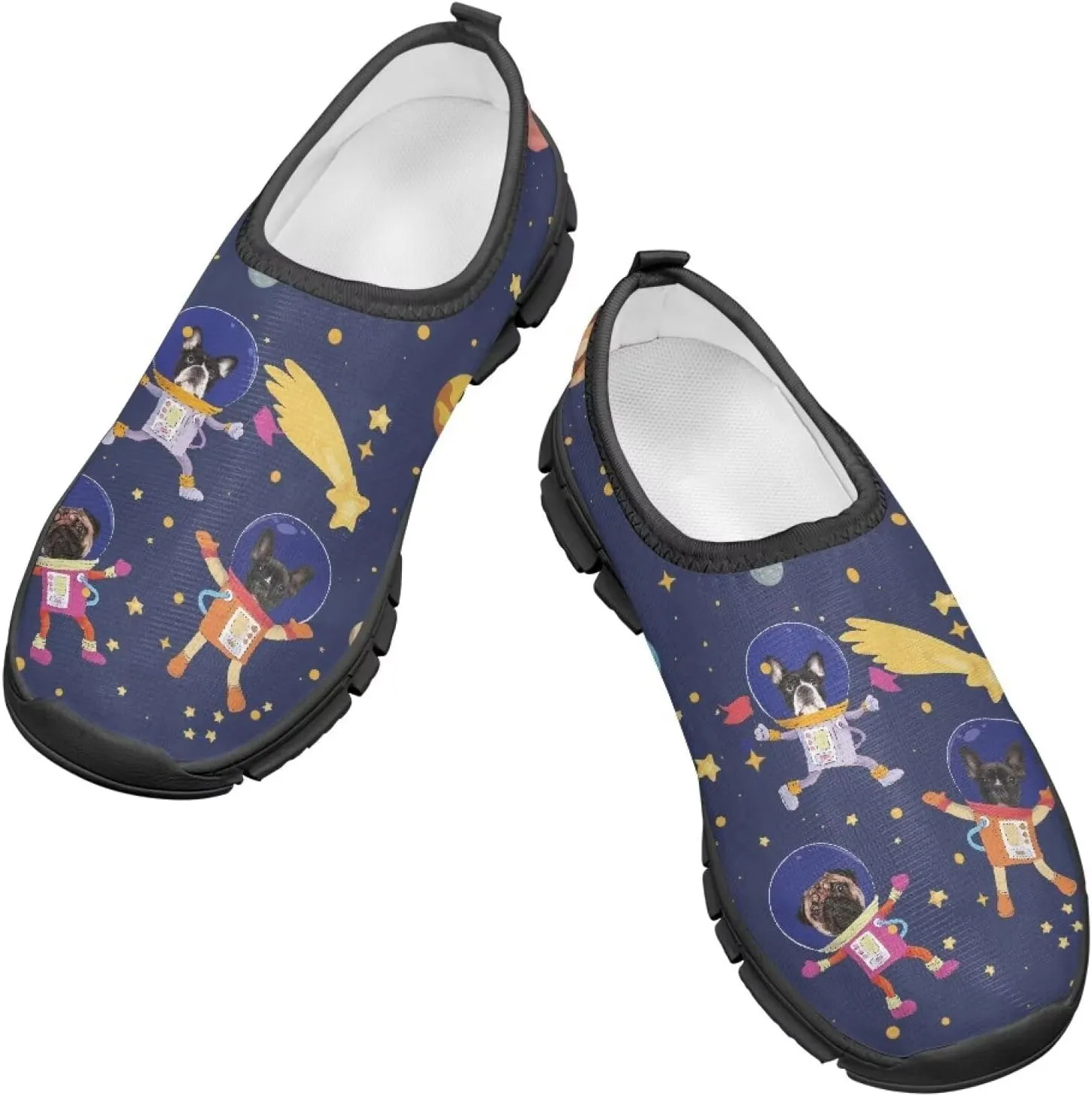 TODIYADDU Kids Running Shoes Slip On Tennis Shoes Boys Girls Lightweight Mesh Trendy Sports Sneakers