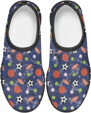 TODIYADDU Kids Running Shoes Slip On Tennis Shoes Boys Girls Lightweight Mesh Trendy Sports Sneakers