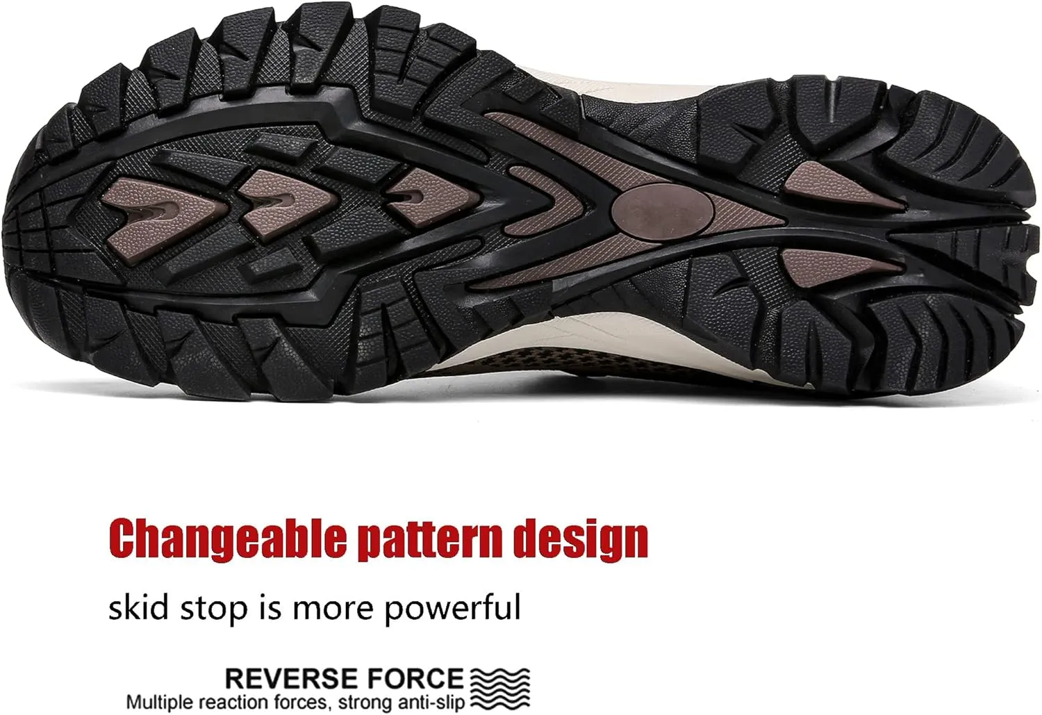 ulogu Waterproof Hiking Shoes for Men Women Comfy Lightweight Non-Slip All Day Walking Work Sneakers 6-Month Warranty