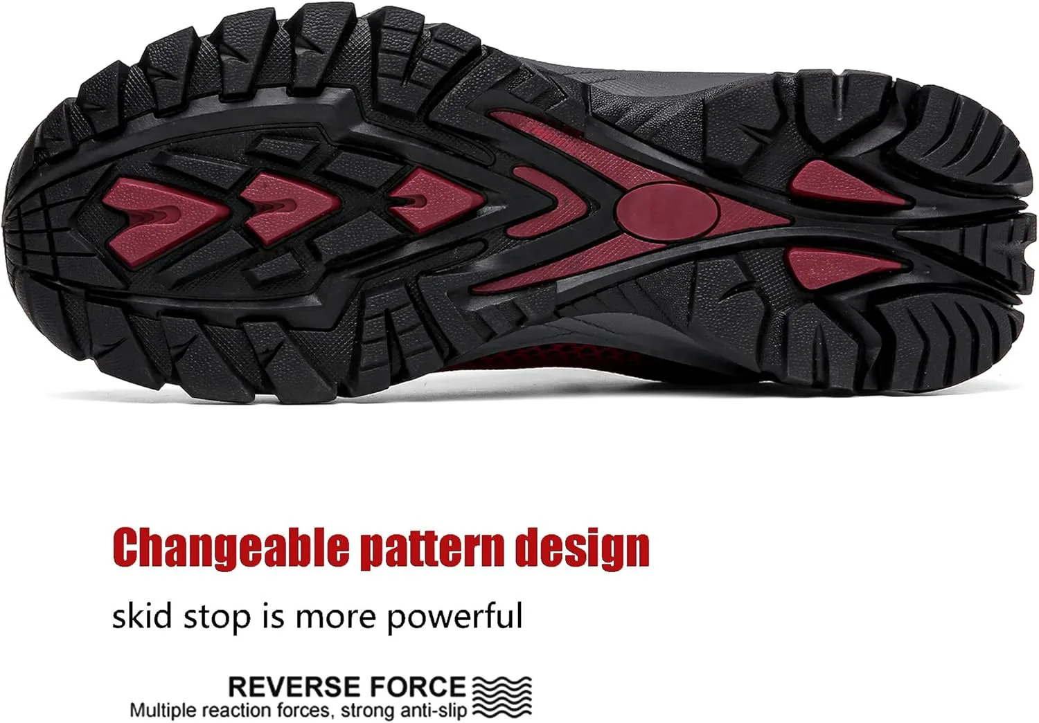 ulogu Waterproof Hiking Shoes for Men Women Comfy Lightweight Non-Slip All Day Walking Work Sneakers 6-Month Warranty