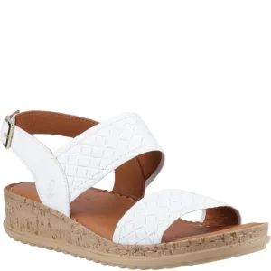 White Ebony Wide Fit Sandals