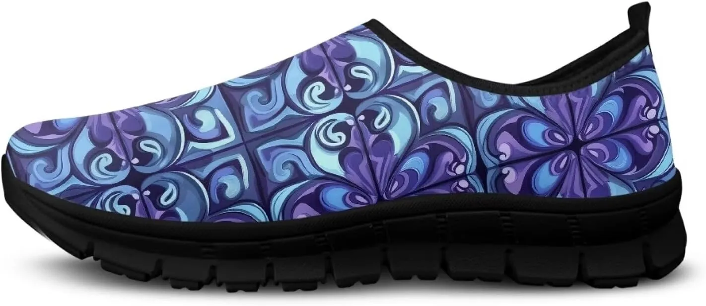 Women Casual Shoes Non-Slip Sports Sneaker Lightweight Athletic Shoe Slip On Loafers for Walking Running US5.5-11.5