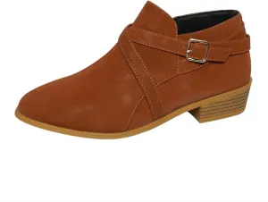 Women's Boots Ankle Wide Ankle Booties for Women Boots for Women Low Heel Boot for Men Comfortable and Soft Lightweight Side Zipper Pointd Toe Suede