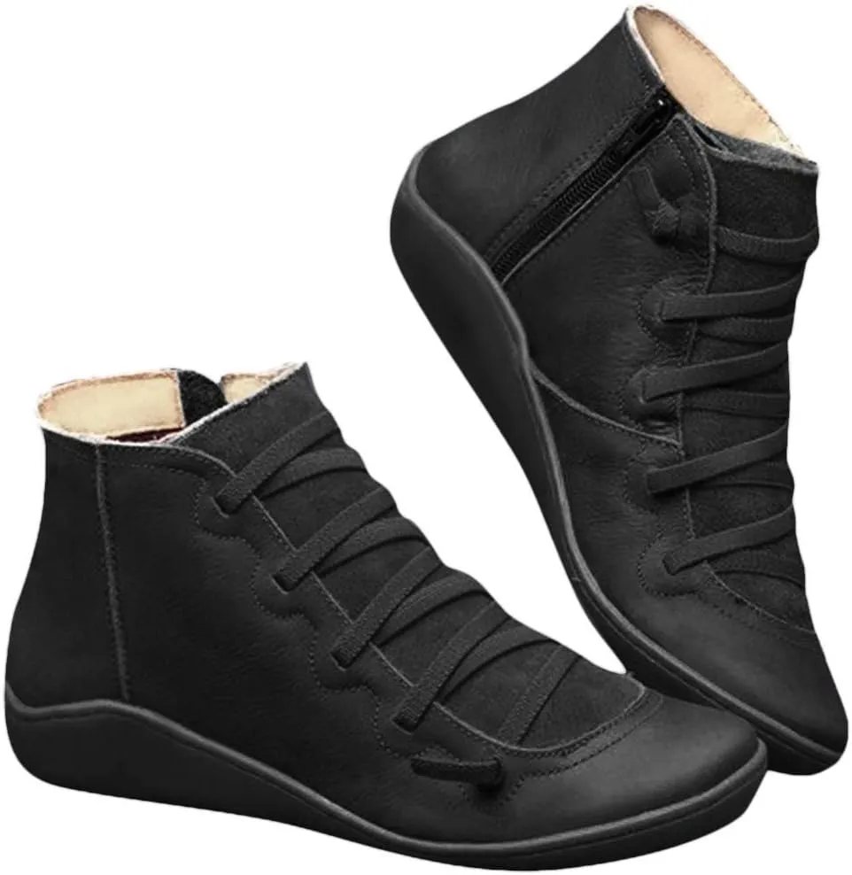 Womens Boots Fall 2024 Ankle Womens Ankle Booties Wide Width Western Boots for Women Womens Bootie Round Toe Soft Sole Fashion Side Zipper Pointd Toe Suede