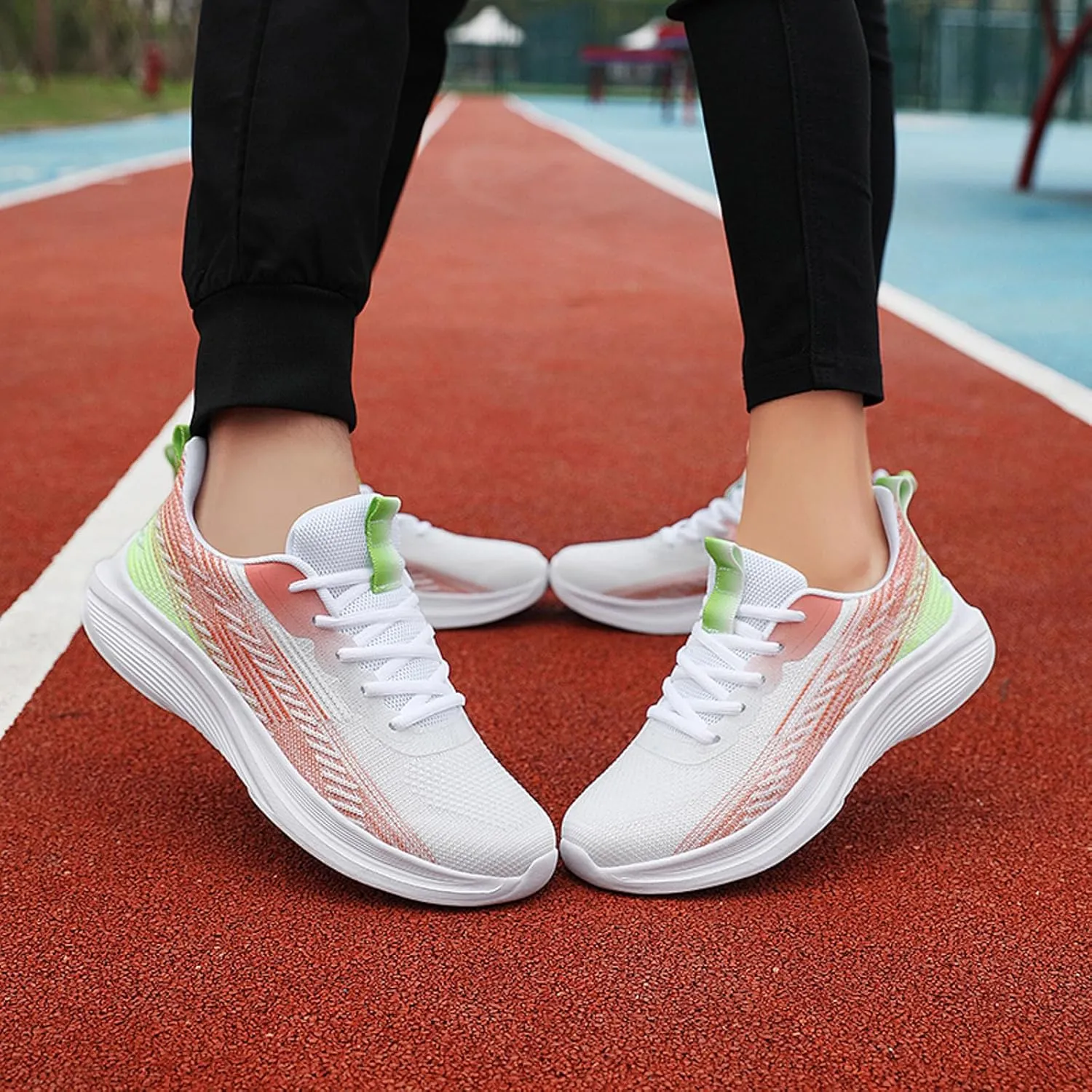 Women's Casual Breathable Mesh Sneakers Comfort Lightweight Breathable Sock Shoes Outdoor Casual Fitness Shoe