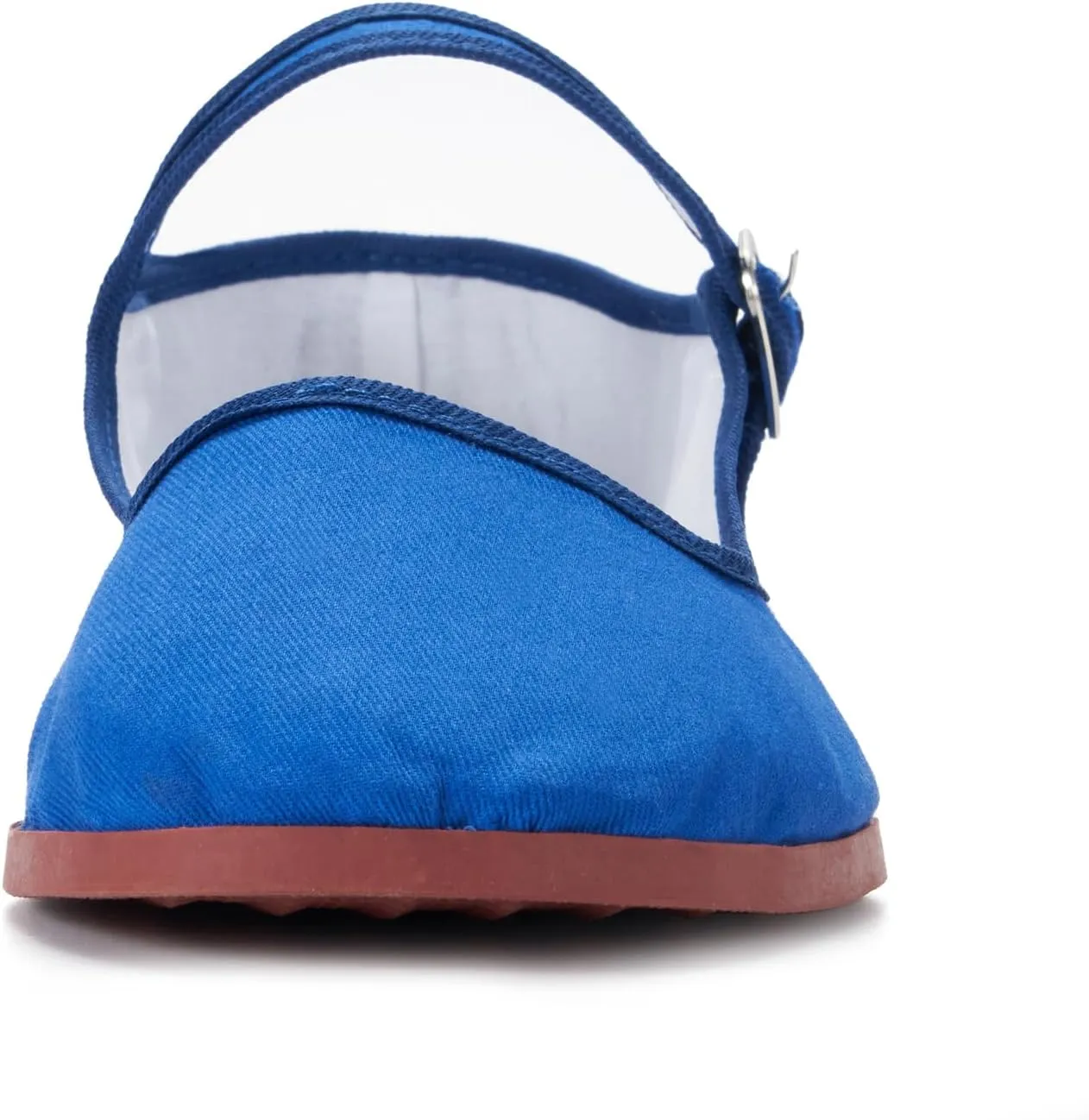 Women's Classic Chinese Mary Jane Shoes Slippers China Doll Flats Buckle Slip On Kung Fu Shoes