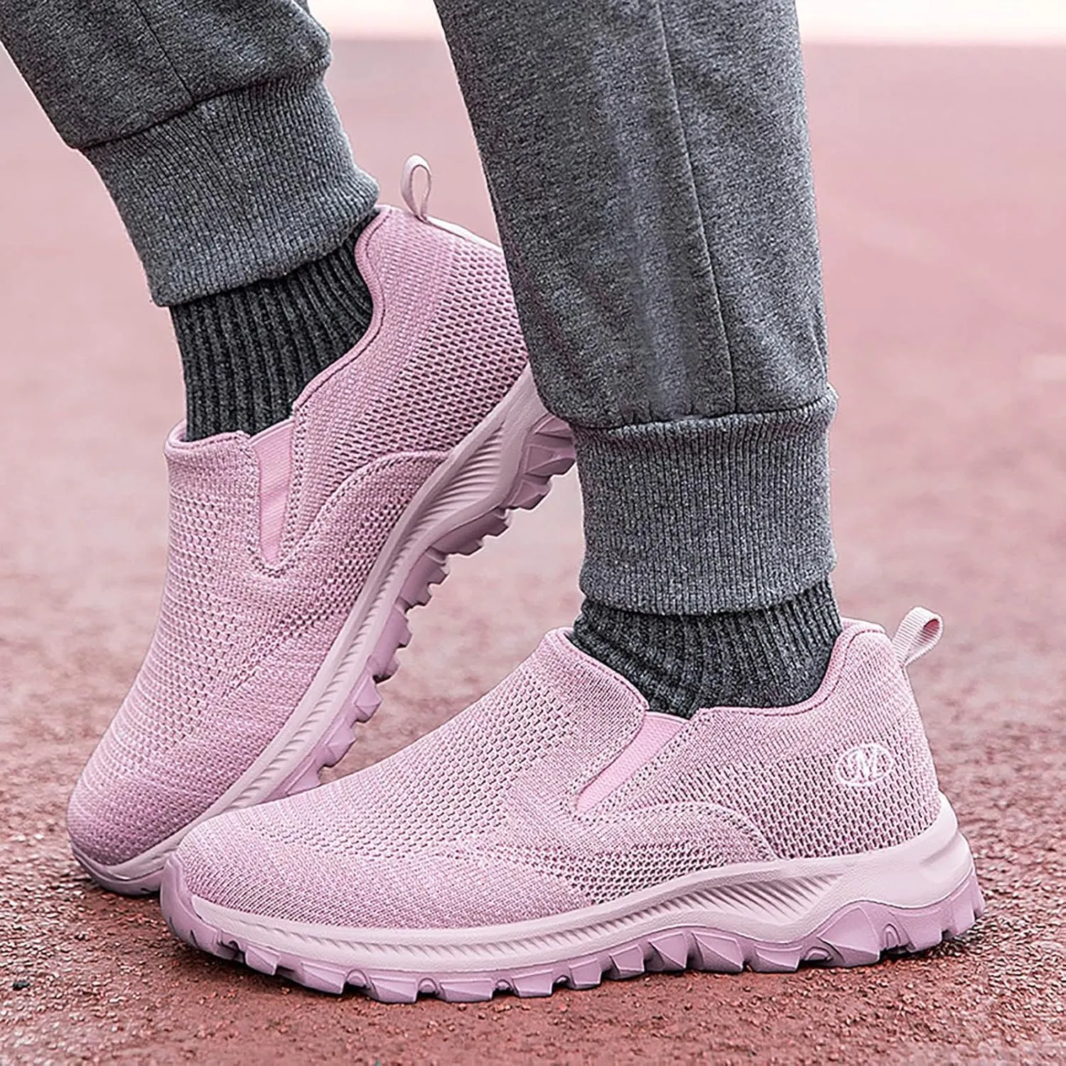Women's Non Slip Comfortable Fashion Sneakers Comfort Lightweight Breathable Sock Shoes Comfort Diabetic Shoe
